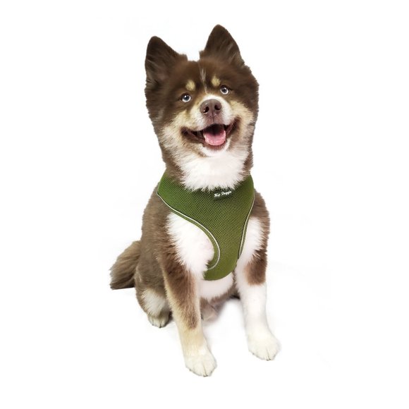 Ultra Comfot Reflective Harness Vest - Olive Green - Picture 3 of 3